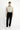 Siyah Relaxed Fit Rahat Kesim Likralı Kadife Pantolon