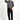 Siyah Relaxed Fit Rahat Kesim Likralı Kanvas / Chino Pantolon