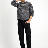 Siyah Relaxed Fit Rahat Kesim Likralı Kanvas / Chino Pantolon