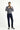  Koyu Lacivert Slim Fit Dar Kesim Likralı Kanvas / Chino Pantolon