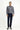  Koyu Lacivert Slim Fit Dar Kesim Likralı Kanvas / Chino Pantolon