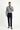 Koyu Lacivert Regular Fit Likralı Kanvas / Chino Pantolon