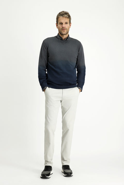 Stone Relaxed Fit Stretch Canvas / Chino Trousers