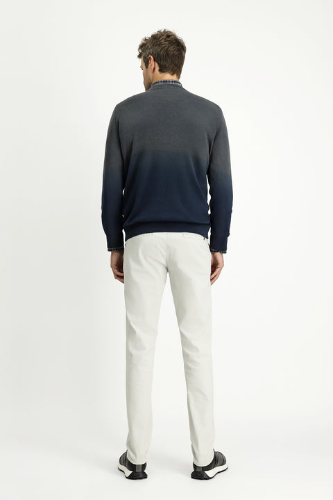 Stone Relaxed Fit Stretch Canvas / Chino Trousers