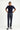 Koyu Lacivert Regular Fit Likralı Kanvas / Chino Pantolon