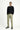  Orta Haki Regular Fit Desenli Likralı Kanvas / Chino Pantolon