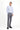  Orta Gri Slim Fit Dar Kesim Likralı Kanvas / Chino Pantolon