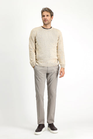  Orta Vizon Slim Fit Dar Kesim Likralı Kanvas / Chino Pantolon