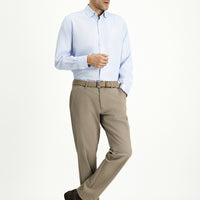 Koyu Vizon Slim Fit Dar Kesim Likralı Kanvas / Chino Pantolon