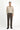 Koyu Vizon Slim Fit Dar Kesim Likralı Örme Klasik Kumaş Pantolon
