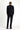 Siyah Techno-Line Slim Fit Dar Kesim Likralı Örme Klasik Kumaş Pantolon