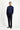 Koyu Lacivert Techno-Line Slim Fit Dar Kesim Likralı Örme Klasik Kumaş Pantolon