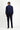 Koyu Lacivert Techno-Line Slim Fit Dar Kesim Likralı Örme Klasik Kumaş Pantolon