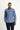 Koyu Lacivert Uzun Kol Regular Fit Pamuklu Denim Gömlek