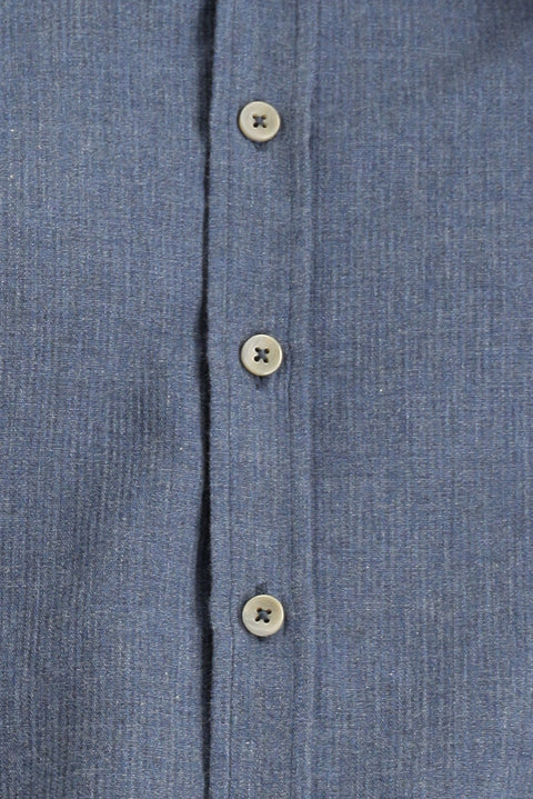 İndigo Uzun Kol Regular Fit Pamuklu Kolay Ütülenebilir Spor Gömlek