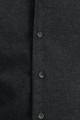  Açık Antrasit Uzun Kol Slim Fit Dar Kesim Oduncu Spor Pamuklu Düğmeli Yaka Gömlek