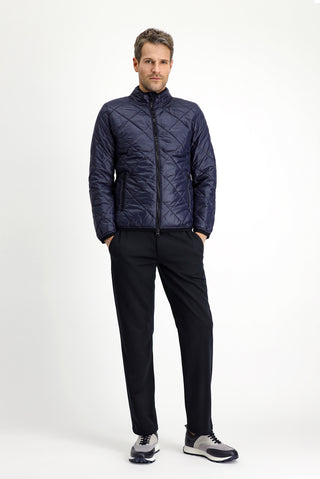  Koyu Lacivert Kapitone Spor Mont