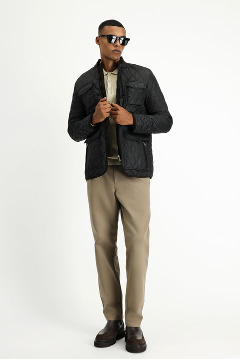 Siyah Kapitone Spor Mont