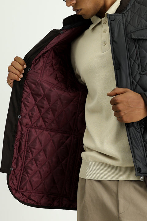 Siyah Kapitone Spor Mont