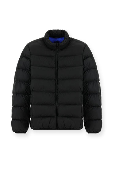 Siyah Çantalı Spor Şişme Mont