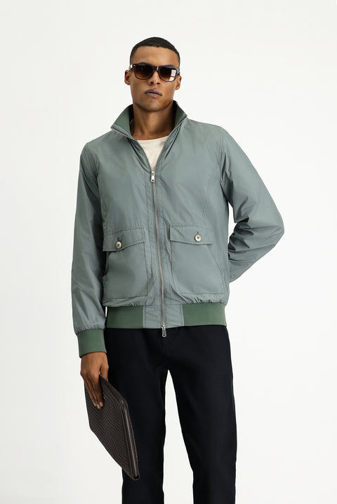 Koyu Haki Mevsimlik Spor Bomber Ceket Mont