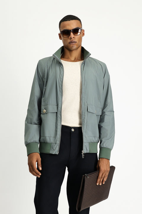 Koyu Haki Mevsimlik Spor Bomber Ceket Mont