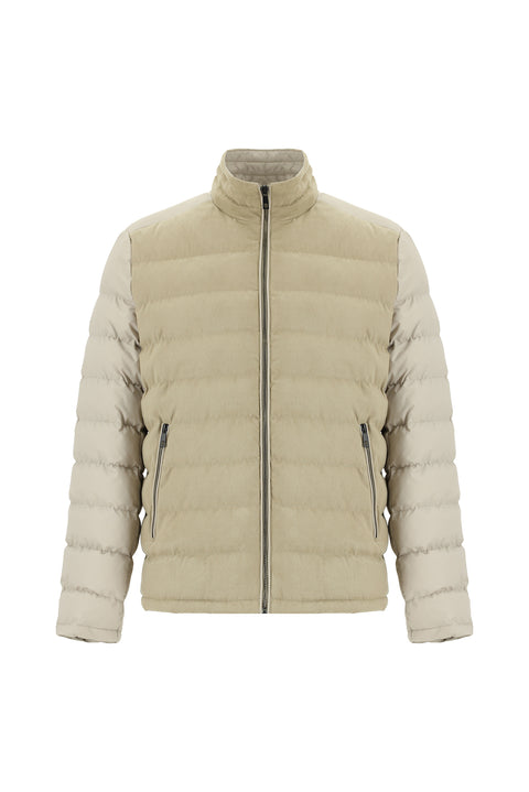Medium Beige Sport Puffy Jacket