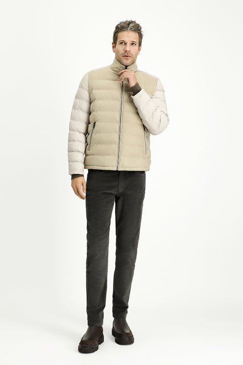 Medium Beige Sport Puffy Jacket