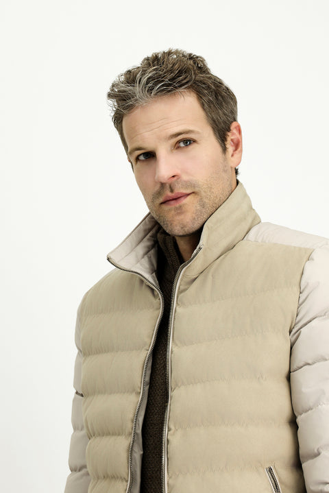 Orta Bej Spor Şişme Mont