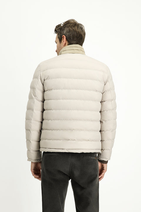 Medium Beige Sport Puffy Jacket