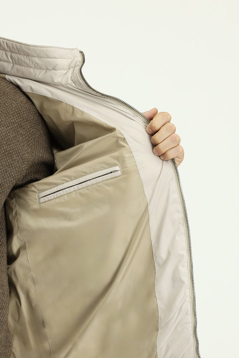 Orta Bej Spor Şişme Mont