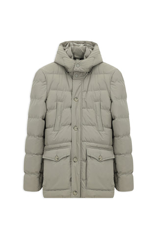  Taş Slim Fit Dar Kesim Kapüşonlu Cepli Rüzgar Geçirmez Spor Şişme Mont