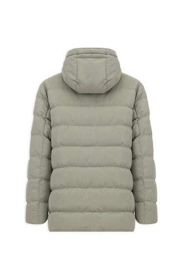  Taş Slim Fit Dar Kesim Kapüşonlu Cepli Rüzgar Geçirmez Spor Şişme Mont