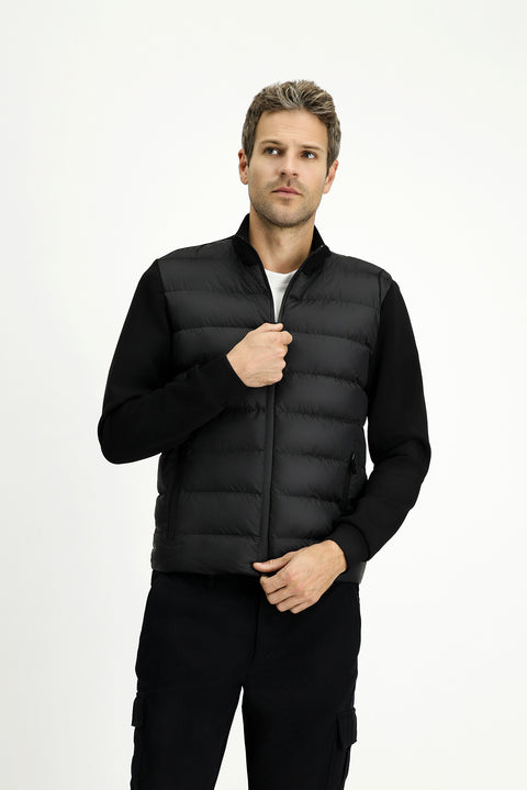 Siyah Spor Şişme Scuba Mont