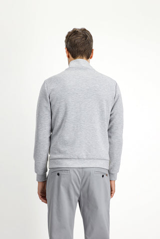  Açık Gri Melanj Spor Şişme Scuba Mont