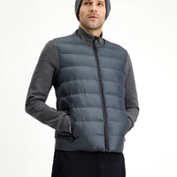 Orta Gri Spor Şişme Scuba Mont