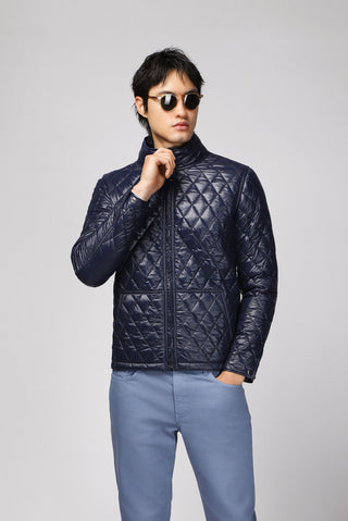  Koyu Lacivert Kapitone Spor Mont