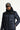 Koyu Lacivert Slim Fit Dar Kesim Kapüşonlu Spor Şişme Mont