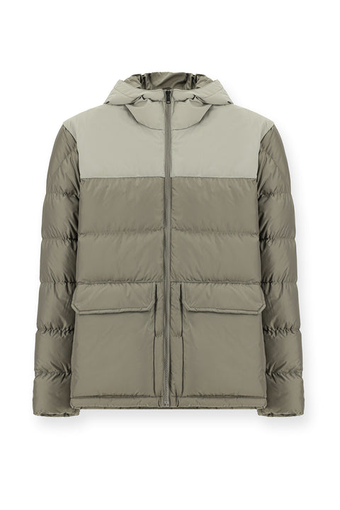 Orta Vizon Slim Fit Dar Kesim Kapüşonlu Spor Şişme Mont