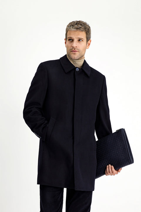 Koyu Lacivert Klasik Kaban