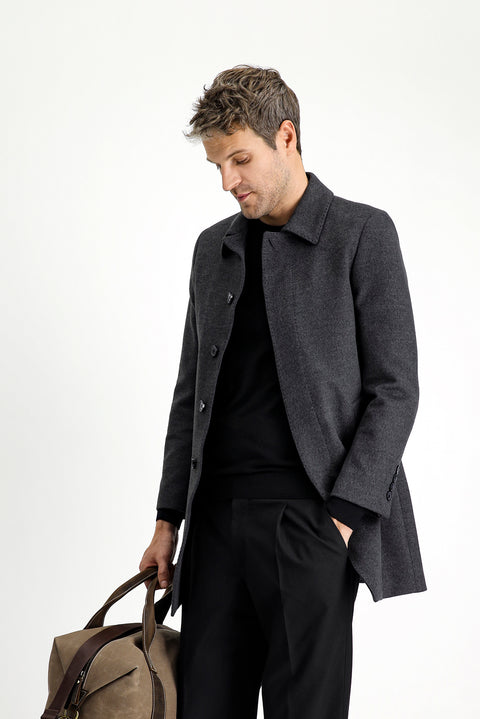 Orta Antrasit Klasik Kaban