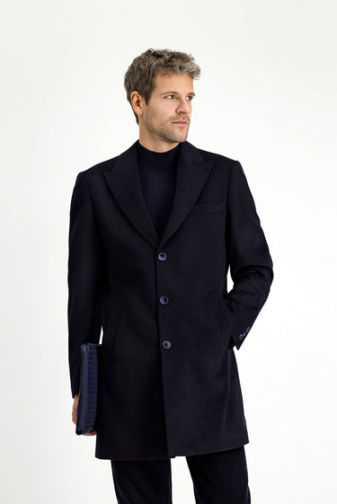 Orta Lacivert Klasik Kaban