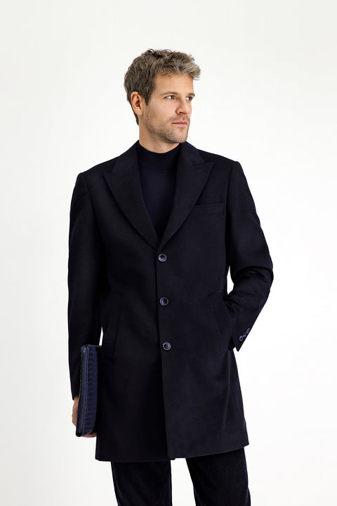 Medium Navy Classic Coat