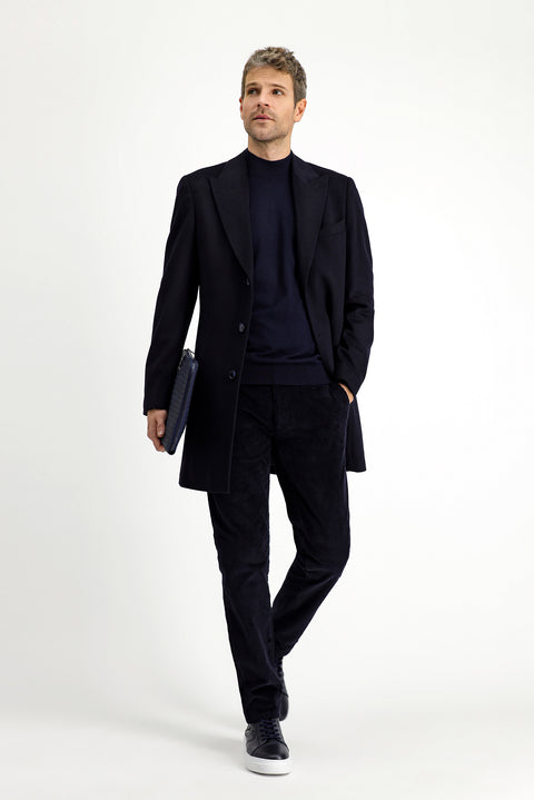 Medium Navy Classic Coat