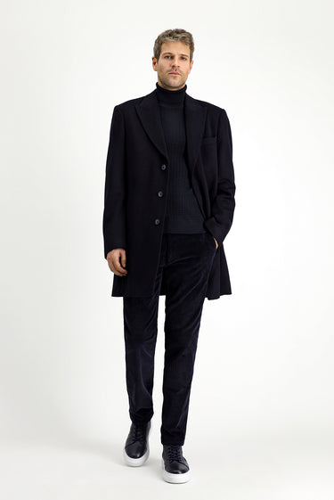  Koyu Lacivert Klasik Kaban