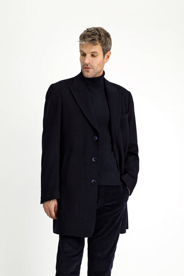  Koyu Lacivert Klasik Kaban