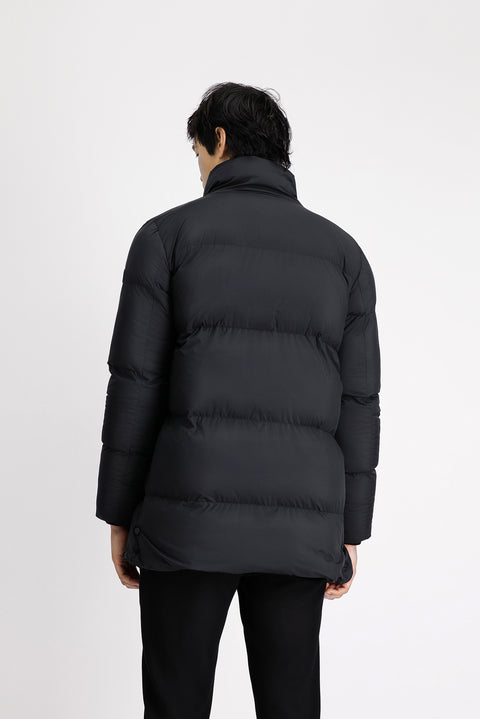 Siyah Spor Şişme Kaban