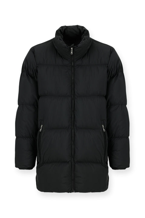 Siyah Spor Şişme Kaban