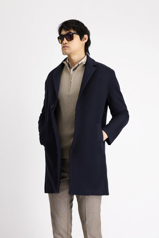  Koyu Lacivert Palto