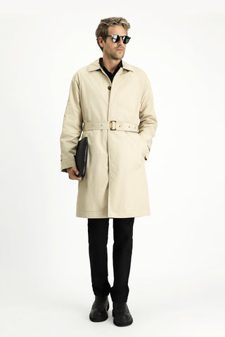  Açık Bej Klasik Pardösü & Trençkot
